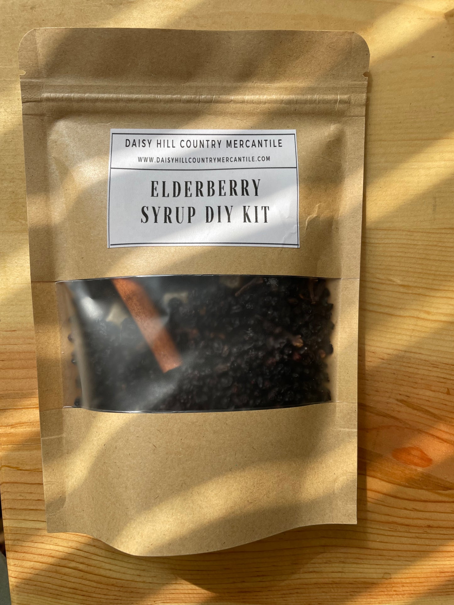 Organic Elderberry Syrup Kit ~ Dried Herbs ~ Earthly Elderberry ~ DIY Elderberry Syrup