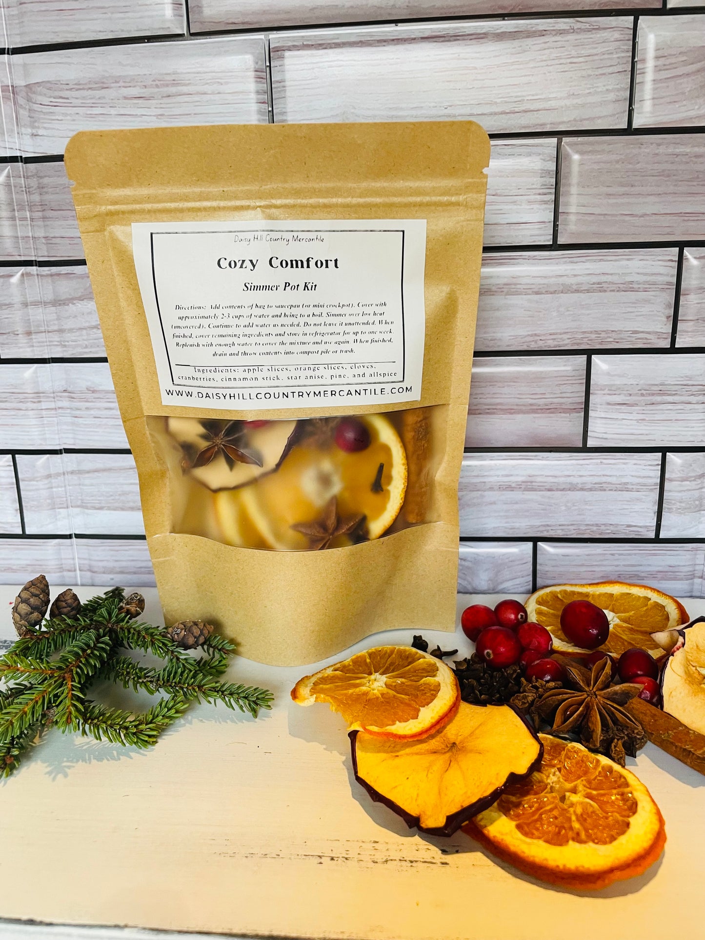 Holiday Simmer Pot Kit - Coffee Pot kit - Stovetop Potpourri – Teacher, Realtor, Client Gift -Bridal Shower Favors Gifts - Room Freshener