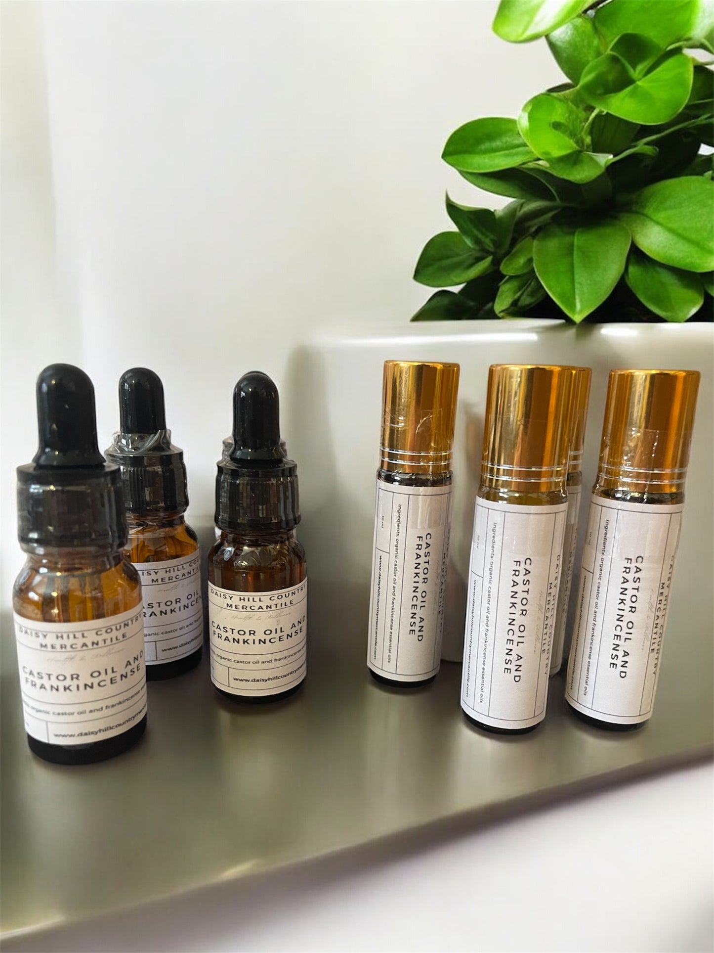 Castor Oil and Frankincense Oil