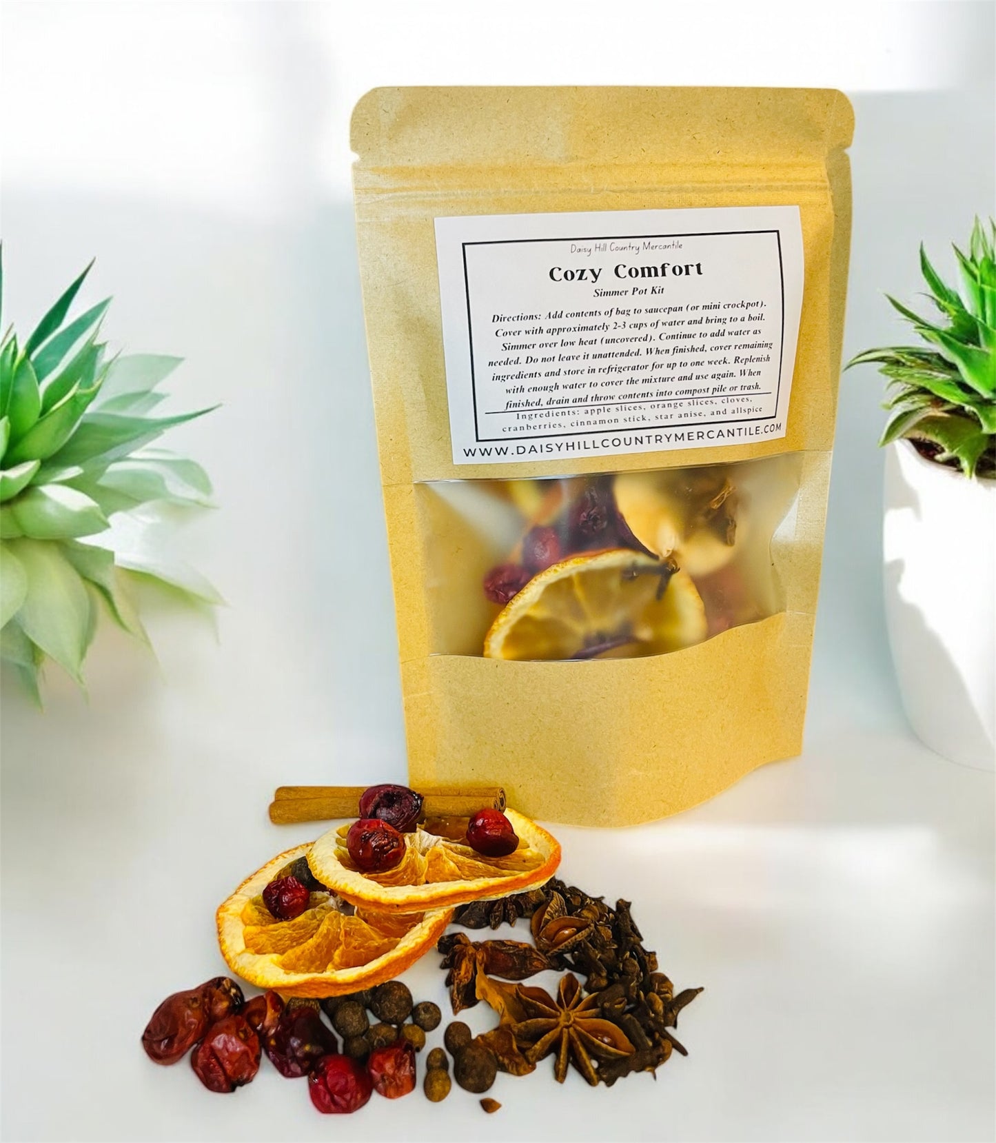 Holiday Simmer Pot Kit - Coffee Pot kit - Stovetop Potpourri – Teacher, Realtor, Client Gift -Bridal Shower Favors Gifts - Room Freshener