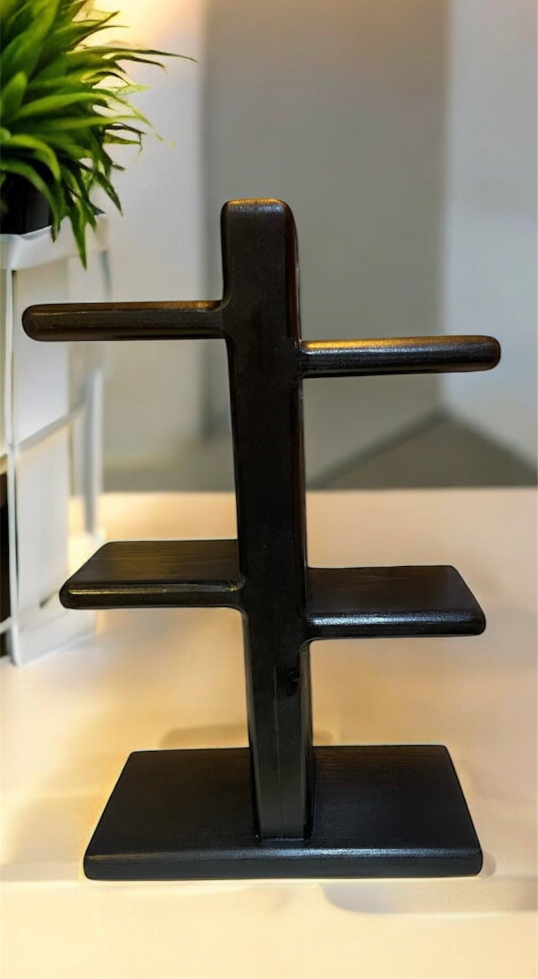 Cup Holder Stand / Wooden Mug Stand / Display Shelf / Tiered Cup Holder / Coffee Cup Stand Holder