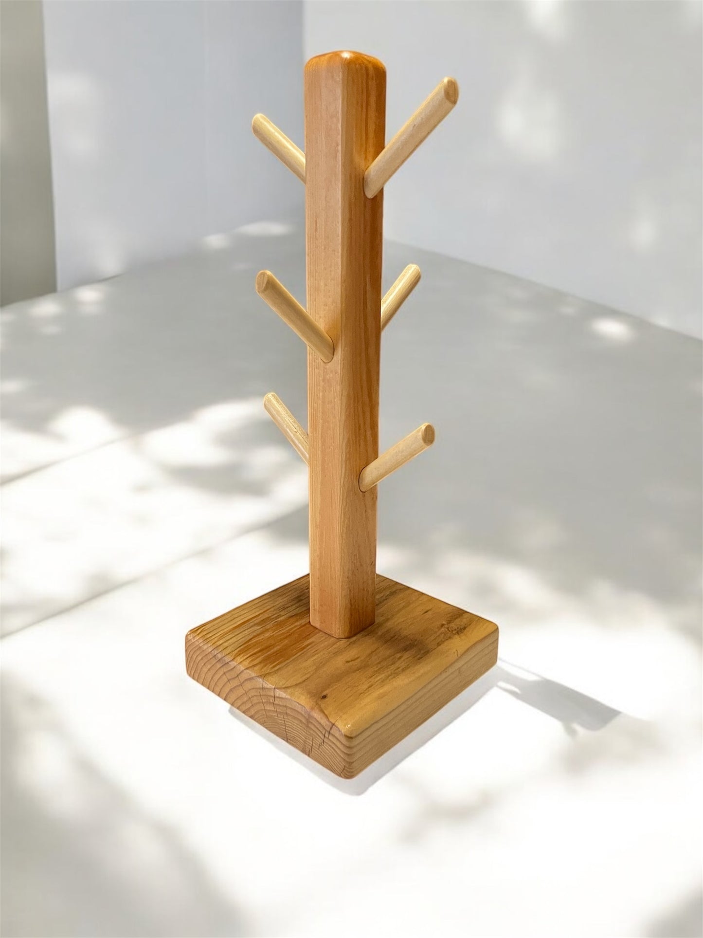 Coffee Cup Holder Stand / Wooden Mug Stand / Tree Cup Holder / Tiered Cup Holder / Coffee Cup Stand Holder