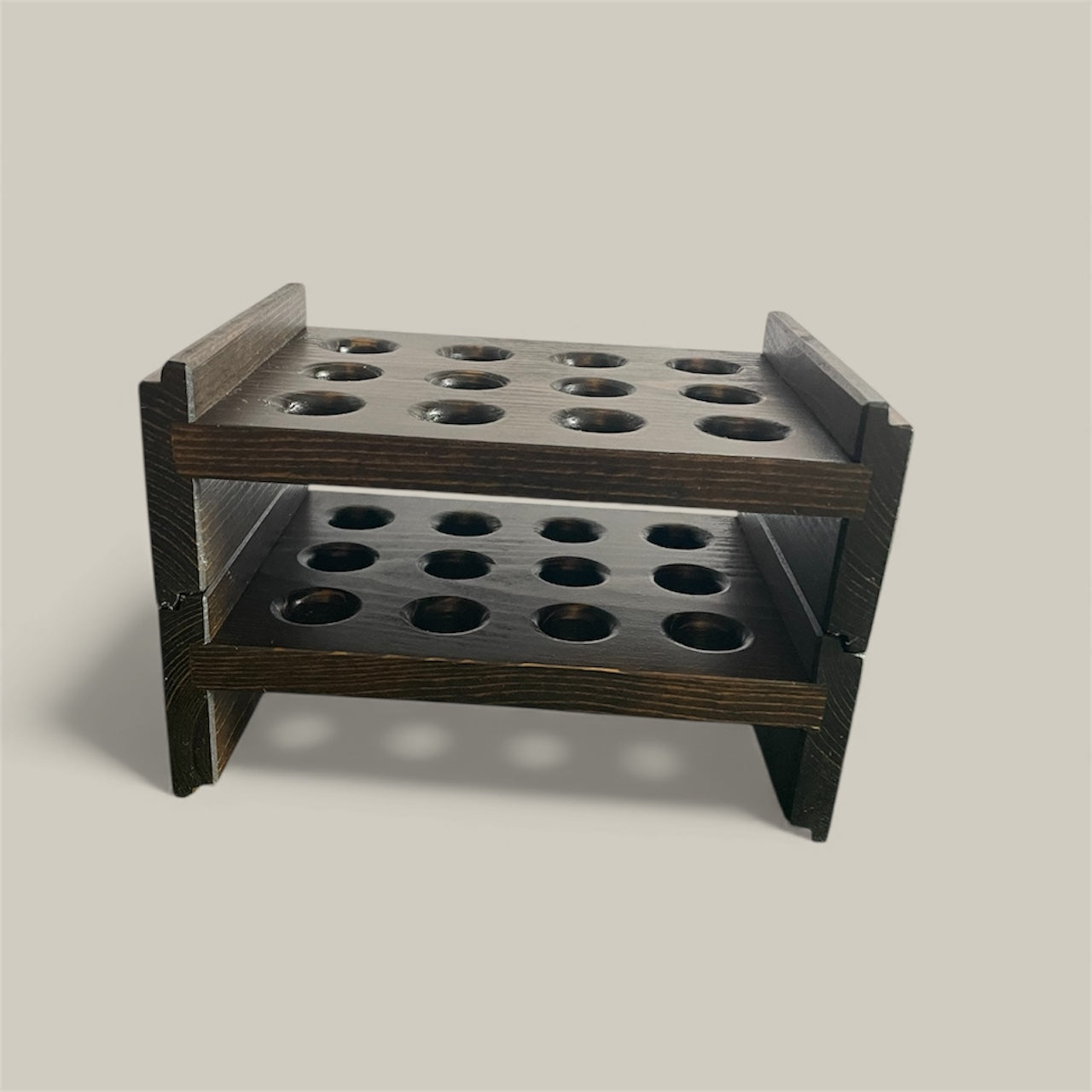 Farmhouse Stackable Wood Egg Holder l Fresh Egg Storage l Wooden Egg Holder l Wooden Egg Rack l Wood Egg Carton l Egg Tray