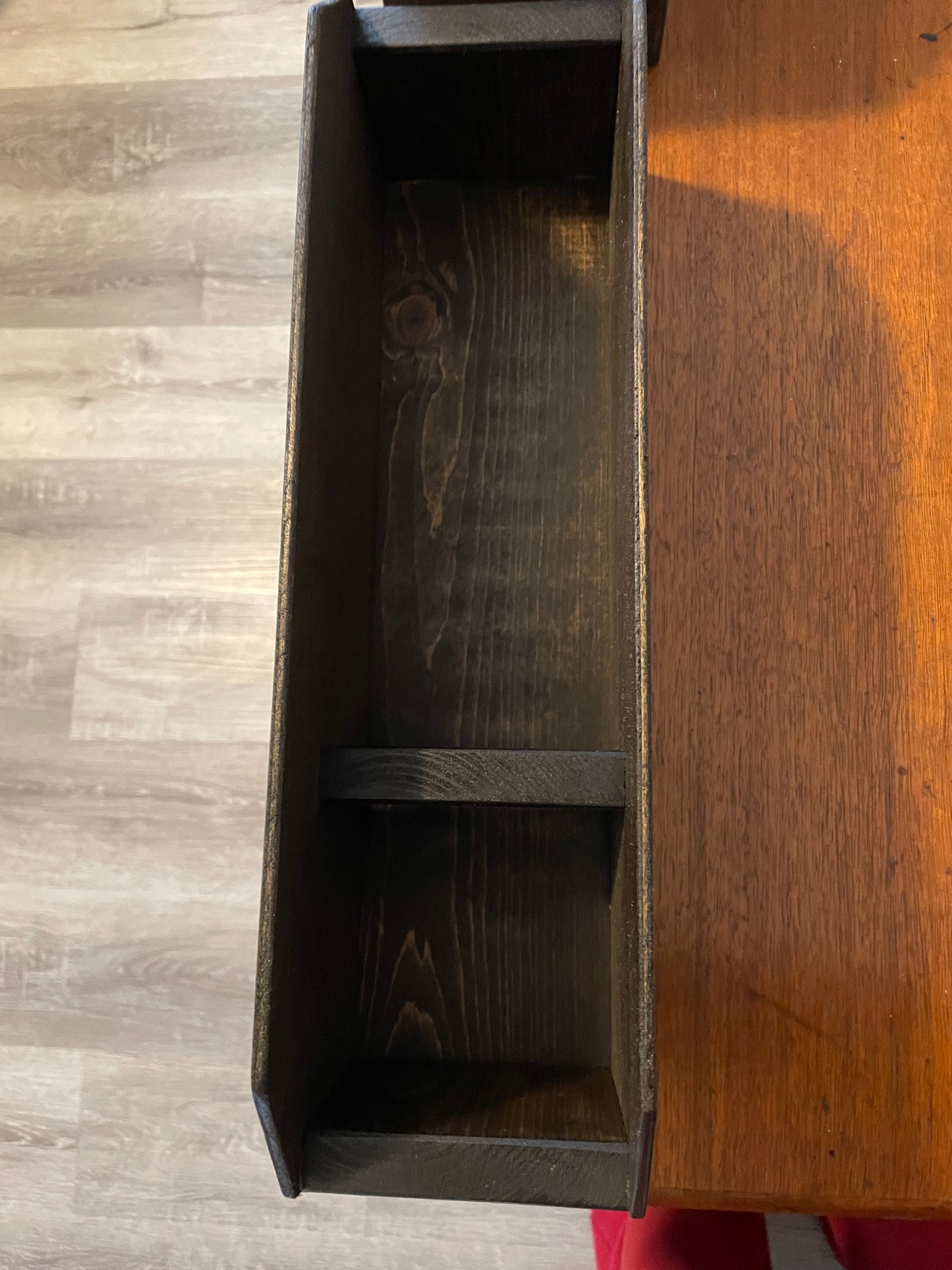 Kitchen Paper Plate Holder - Wood Kitchen Organizer