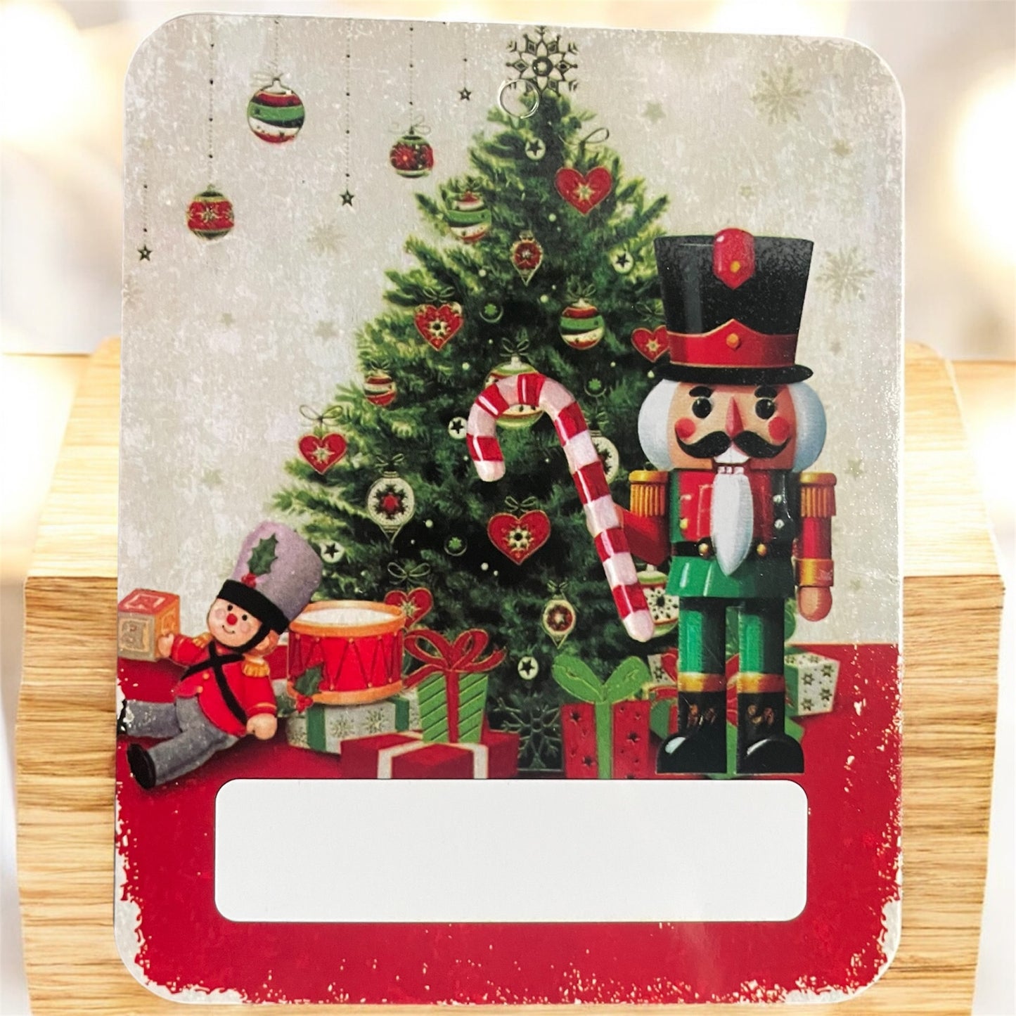 Vintage Christmas Money Holder: Santa, Snowman Gift Card Ornament