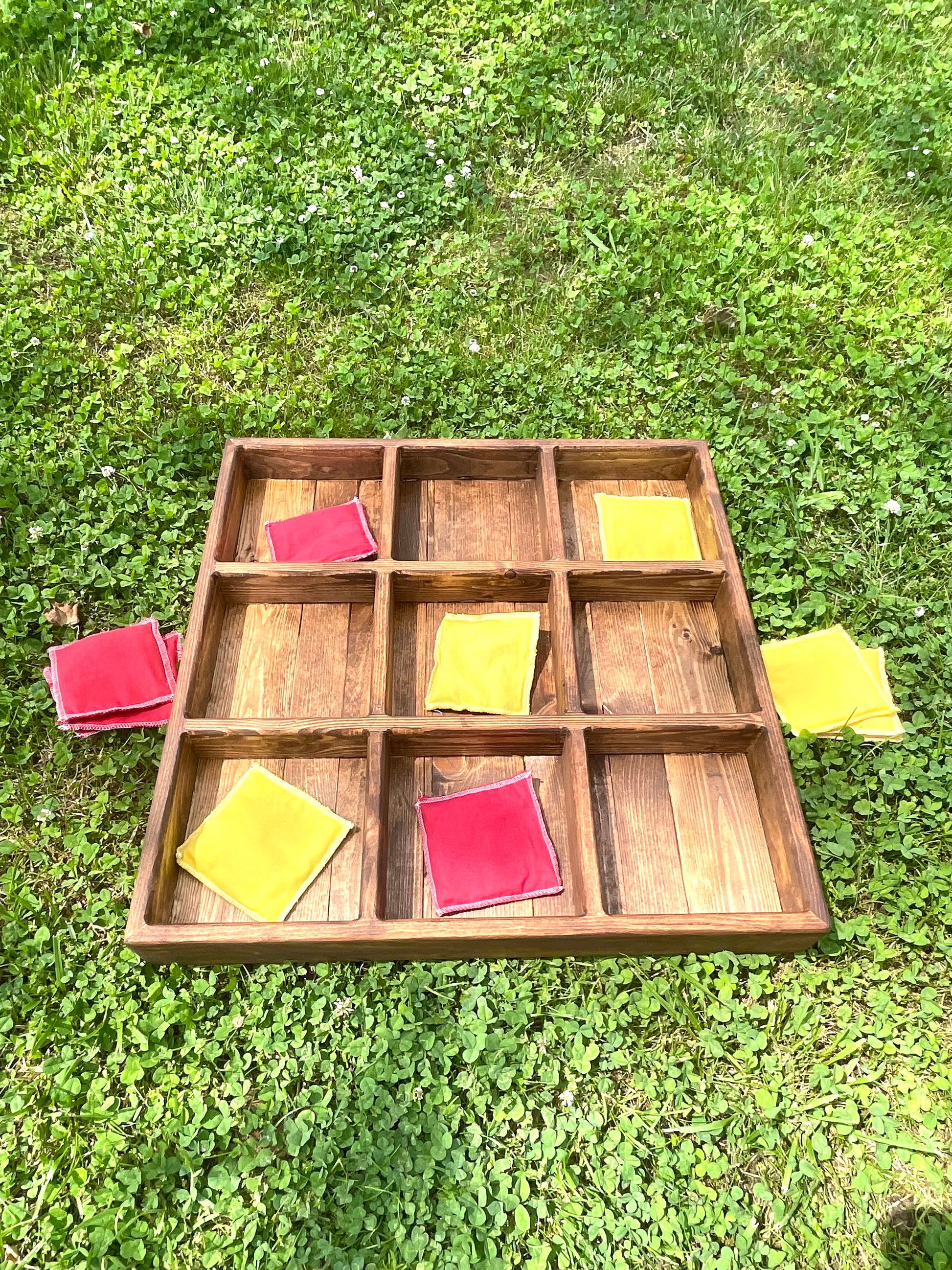 YardGames Outdoor Wood Tic-tac-toe with Case in the Party Games department  at