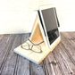 Wood Triangle Book Rest, Book Holder, Book Stand, iPad Stand, E-Reader Stand