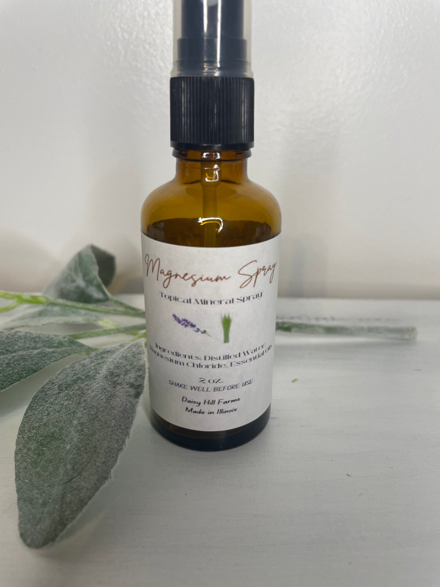 Magnesium Spray ~ with or without Essential Oils, Magnesium Chloride Oil ~Topical Mineral Spray