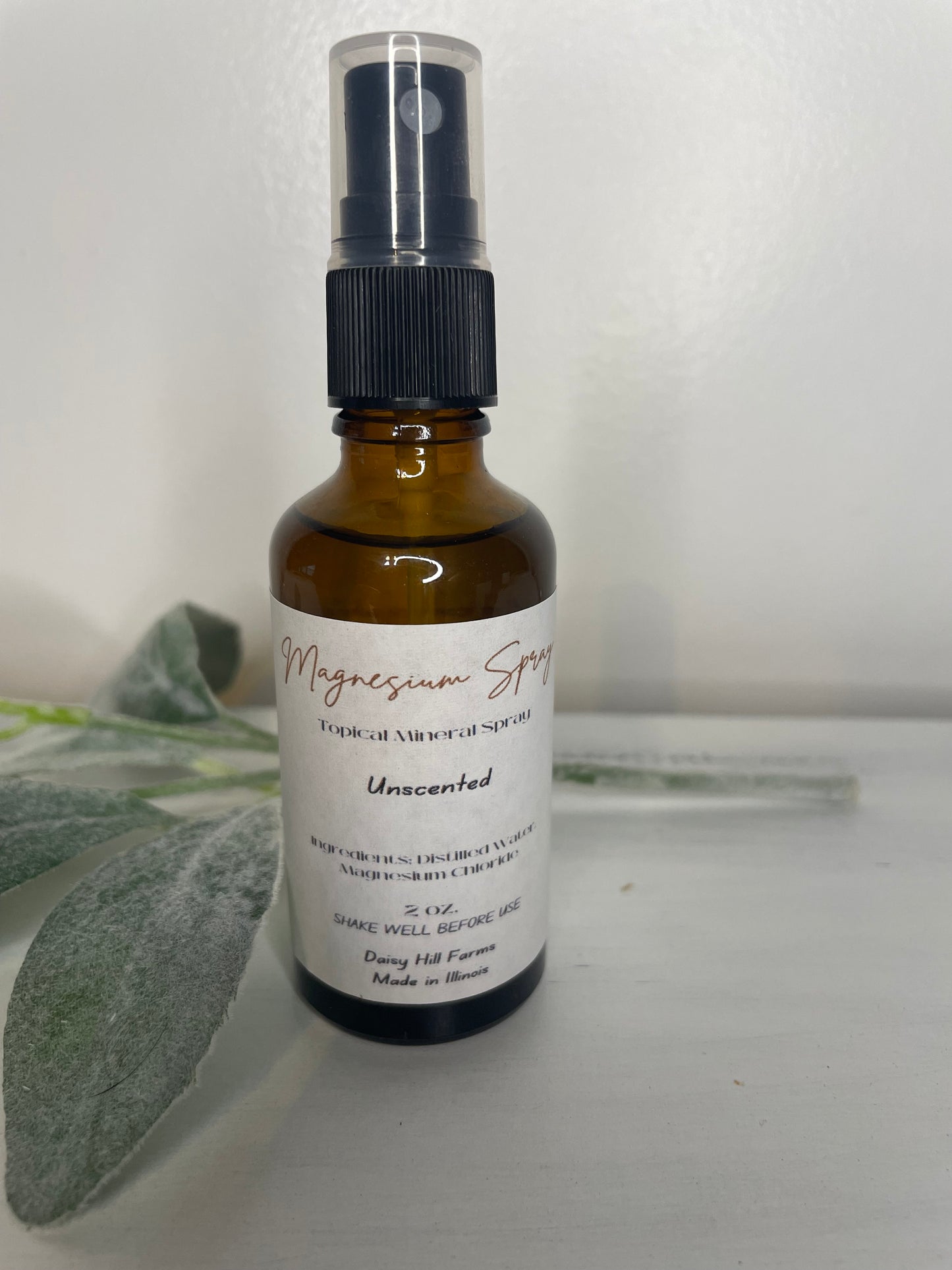 Magnesium Spray ~ with or without Essential Oils, Magnesium Chloride Oil ~Topical Mineral Spray