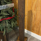 Farmhouse Stocking Holder Wood Post with hooks; Christmas Stocking Post with Hooks; Christmas Stocking Post; Rustic Christmas Decor