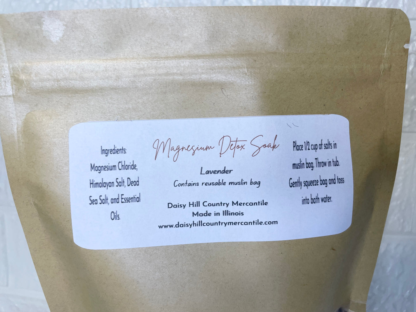 Magnesium Detox Soak ~ Relax ~ Detox Bath