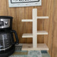 Cup Holder Stand / Wooden Mug Stand / Display Shelf / Tiered Cup Holder / Coffee Cup Stand Holder