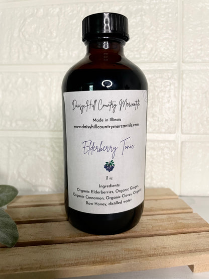 Elderberry Tonic ~ Organic Ingredients