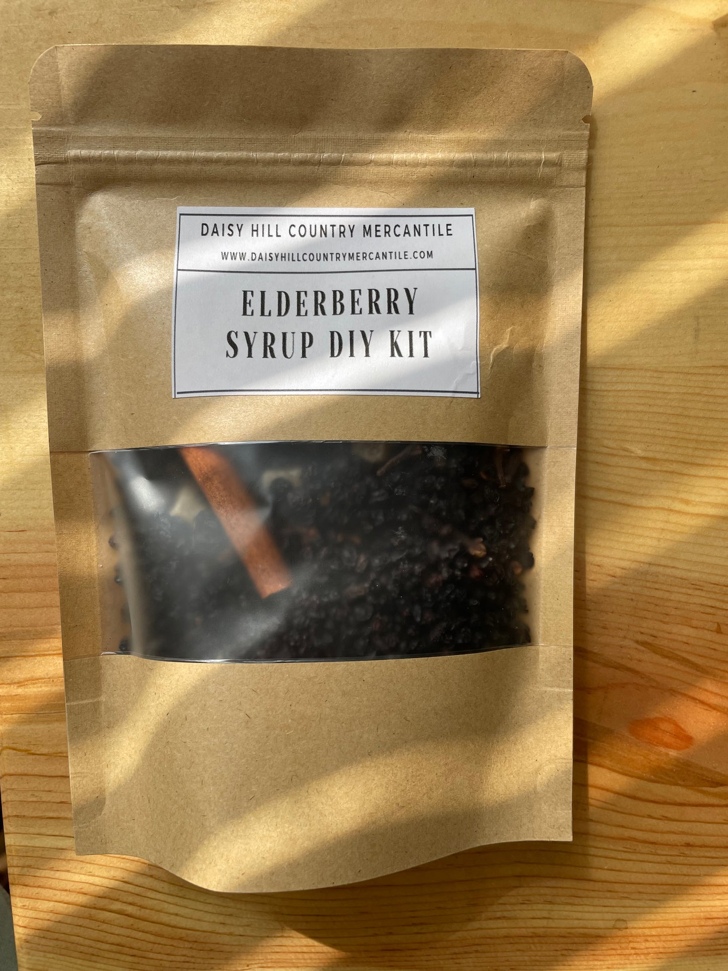 Organic Elderberry Syrup DIY Kit | Dried Herbs