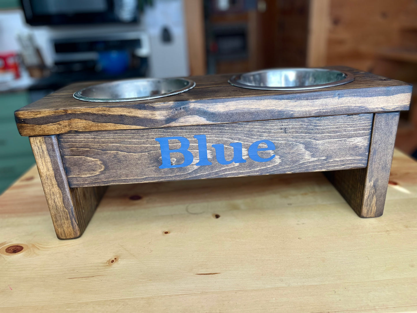 Dog Bowl Stand - Dog Feeder - Dog Bowl- Elevated Dog Bowl - Raised Dog Bowl - Personalized Dog Bowl - Dog