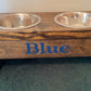 Dog Bowl Stand - Dog Feeder - Dog Bowl- Elevated Dog Bowl - Raised Dog Bowl - Personalized Dog Bowl - Dog