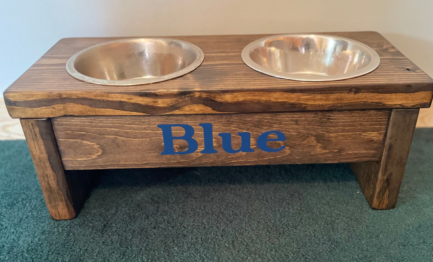 Dog Bowl Stand - Dog Feeder - Dog Bowl- Elevated Dog Bowl - Raised Dog Bowl - Personalized Dog Bowl - Dog