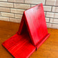 Wood Triangle Book Rest, Book Holder, Book Stand, iPad Stand, E-Reader Stand