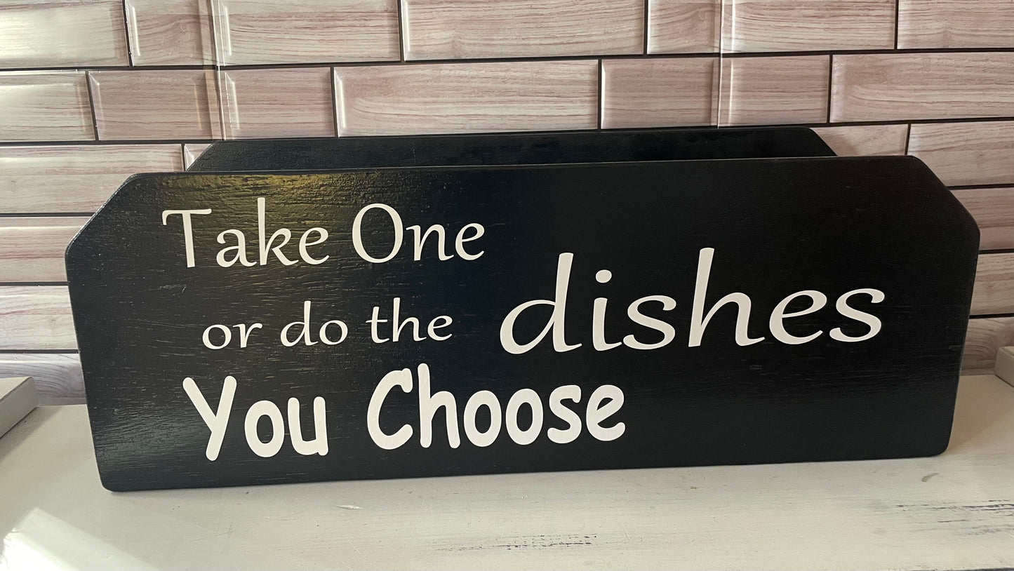 Kitchen Paper Plate Holder - Wood Kitchen Organizer