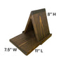 Wood Triangle Book Rest, Book Holder, Book Stand, iPad Stand, E-Reader Stand