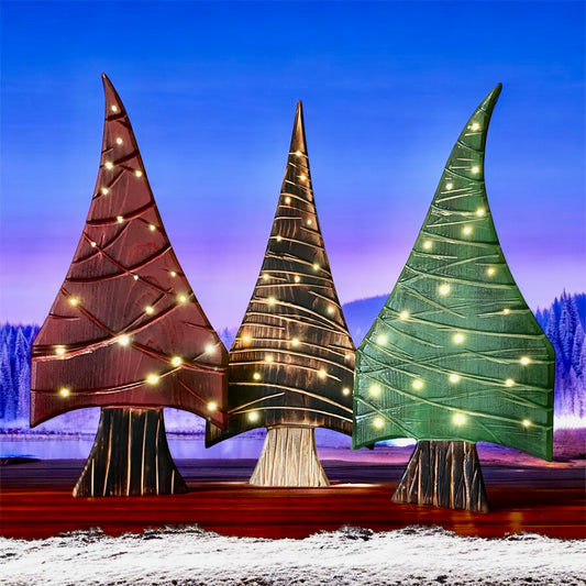 Wooden Tree Home Decor Holiday Tree Trio or Single Year Round Christmas Decor Christmas Home & Living Gift Idea