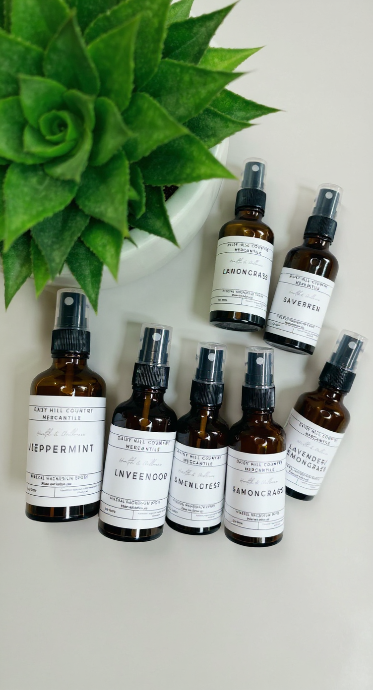 Magnesium Spray ~ with or without Essential Oils, Magnesium Chloride Oil ~Topical Mineral Spray