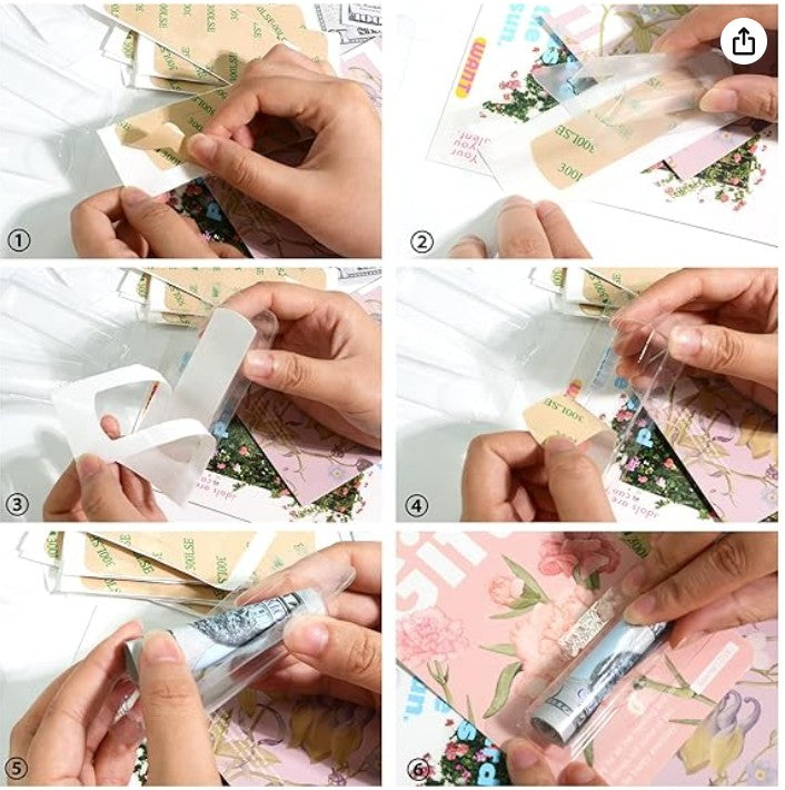 Vintage Christmas Money Holder: Santa, Snowman Gift Card Ornament