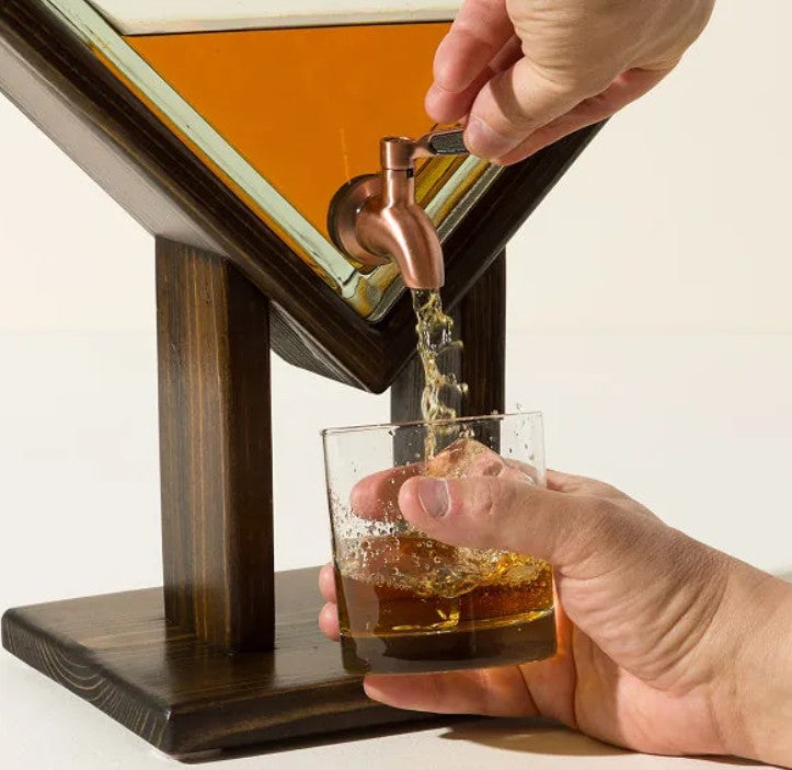 On the Rocks Drink Dispenser Whiskey Bourbon Wine Decanter
