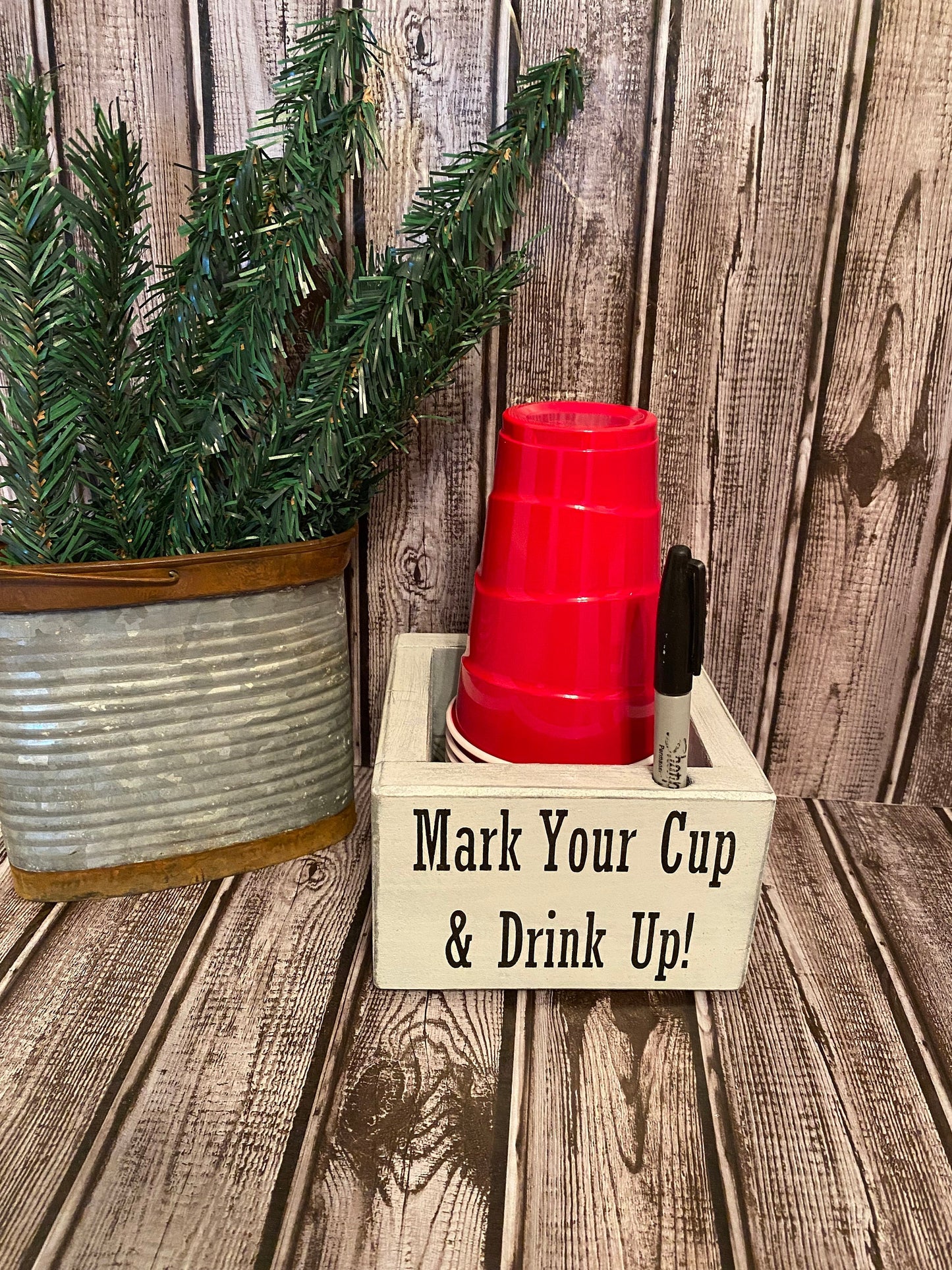 Perfect For Parties – Cup Holder with Marker Slot